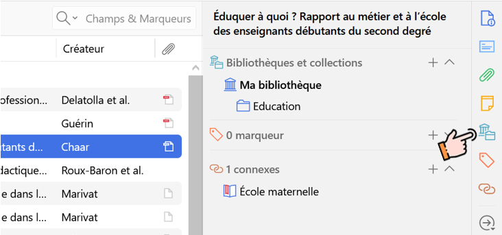 Section Bibliothèques et collections