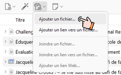 Ajouter un fichier