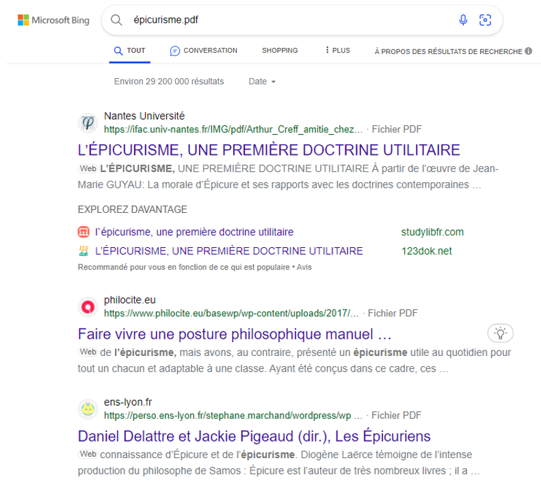 recherche bing .pdf
